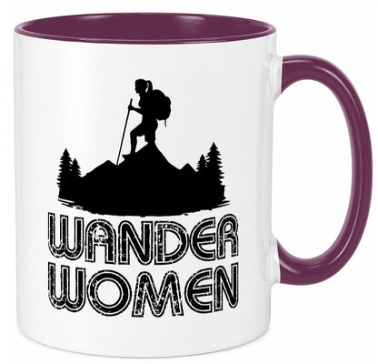 Wander Woman | Wandern Berge Geschenk Familie Geschenkidee lustiger Spruch Tasse