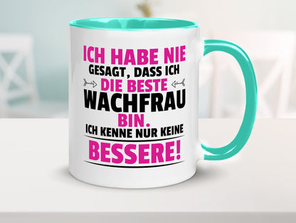 Die Beste Wachfrau | Wachpersonal Nachtwächter lustig Humor Geschenkidee