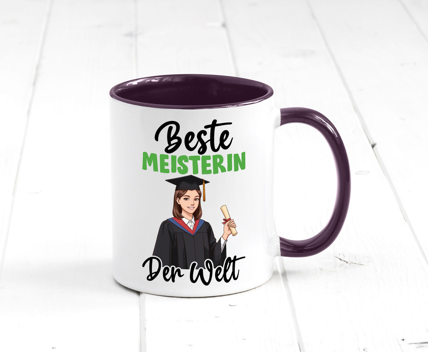 Beste Meisterin | Meisterbrief v2 Geschenk Humor Geschenkidee lustiger Spruch