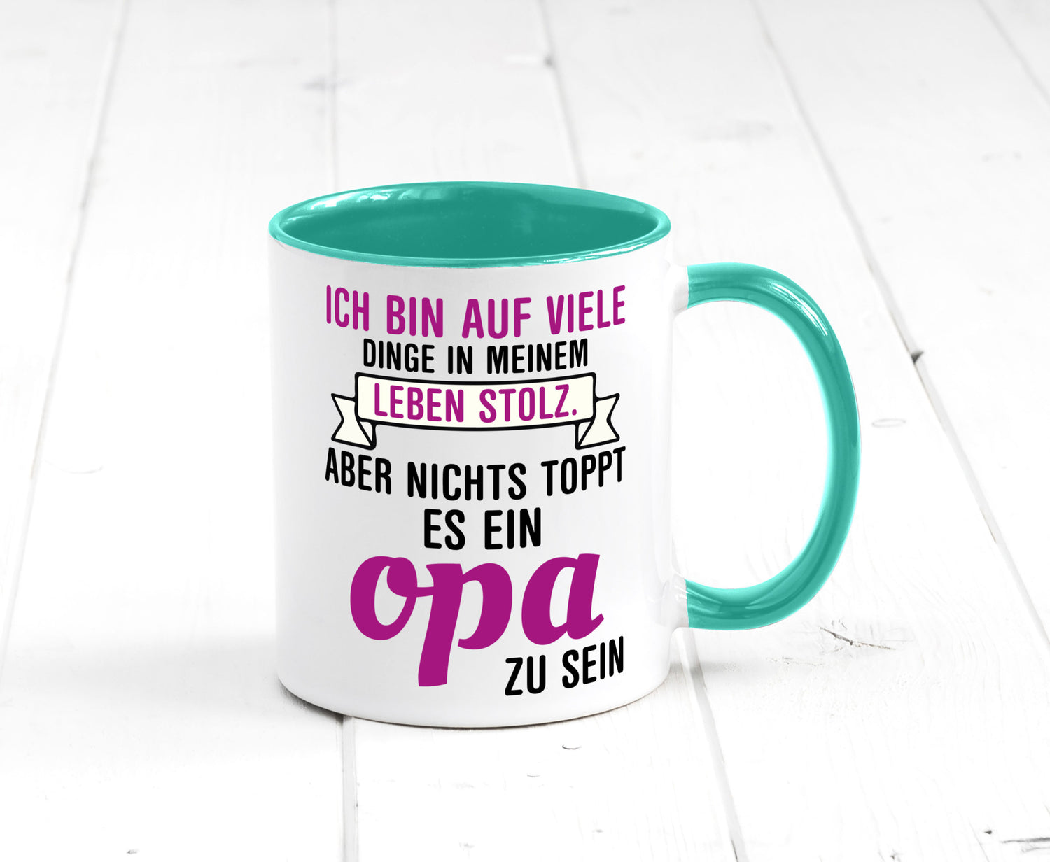 Opa Tasse | Stolzer Großvater Vatertag Enkelkinder Geschenk Familie