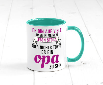 Opa Tasse | Stolzer Großvater Vatertag Enkelkinder Geschenk Familie