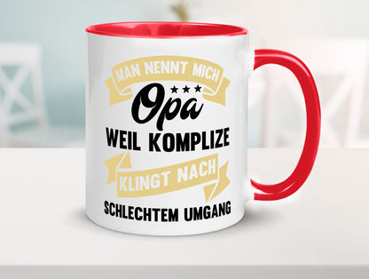 Man nennt mich Opa | Bester der Welt Humor Familie Geschenkidee Tasse