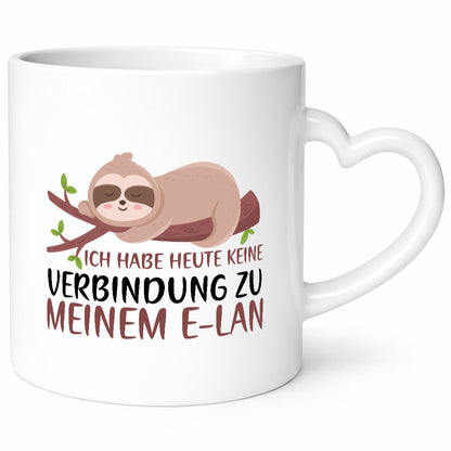 Verbindung zum Elan | WLAN Faultier Faulpelz Laufband Humor Tierliebhaber