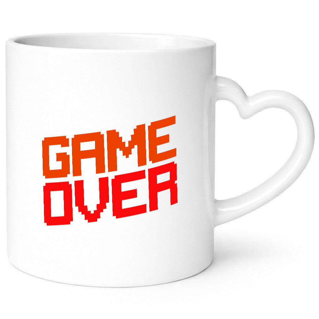 Game Over | Gamer Zocker Retro PC Nerd Pixel Geschenkidee Humor Tasse