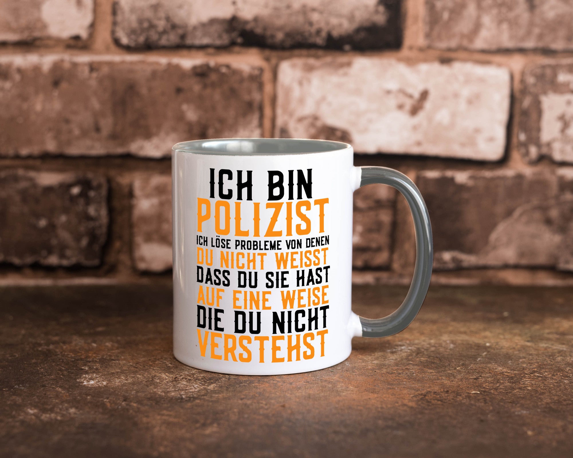 Ich bin Polizist | Polizei Beruf Job lustiger Spruch Geschenk Arbeit Kollegen