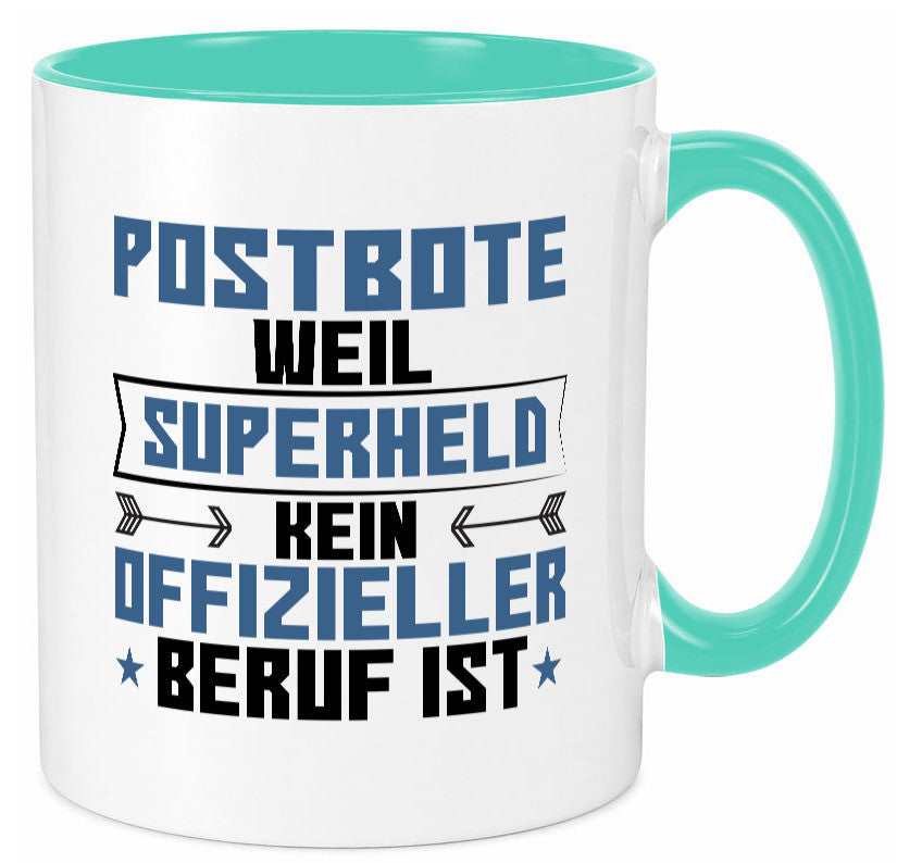 Superheld Postbote | Beruf Post Briefträger Geschenk Arbeit Kollegen Büro