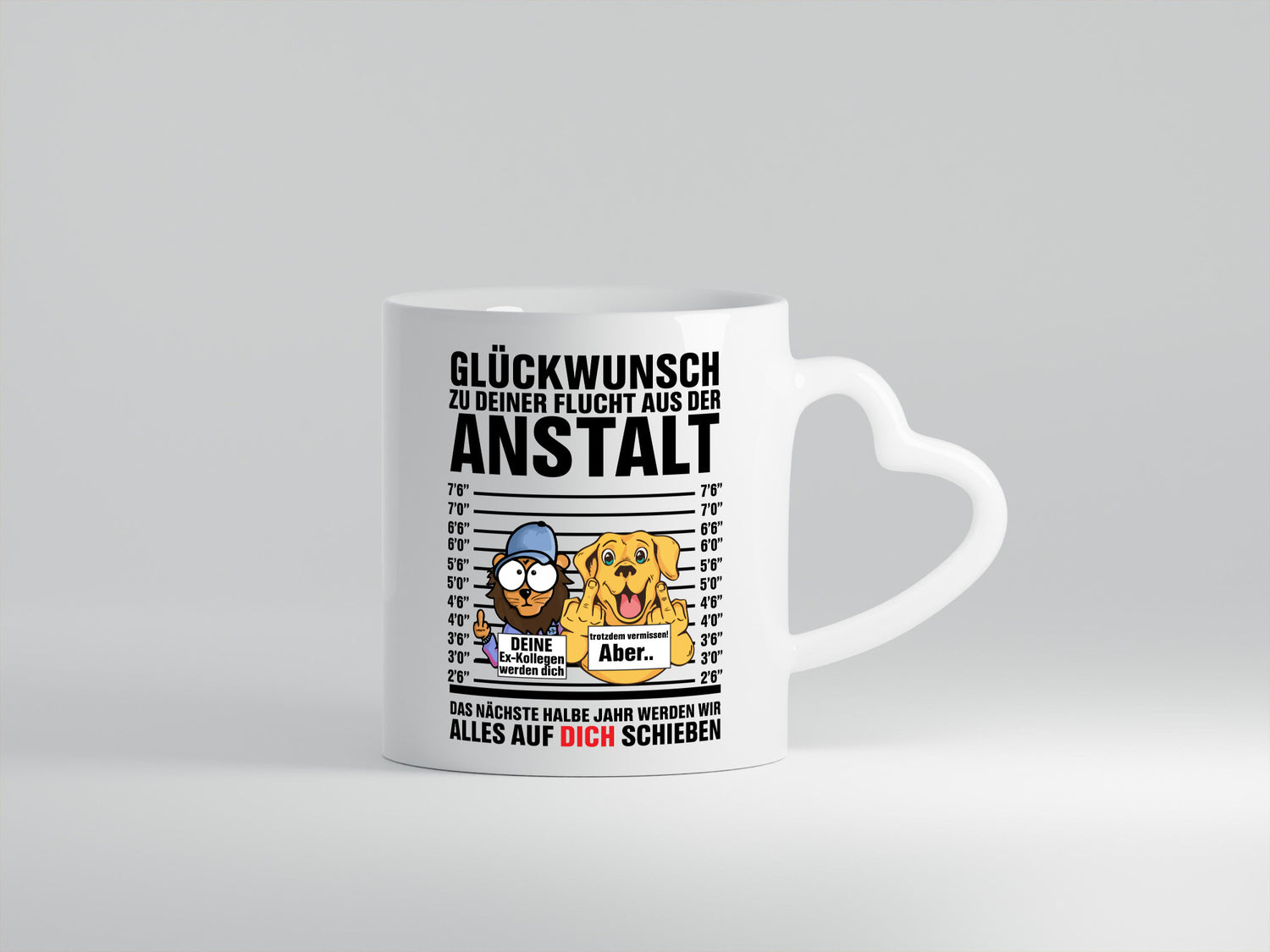 Glückwunsch zu deiner Flucht | Abschiedgeschenk v3 Geschenk Humor Geschenkidee