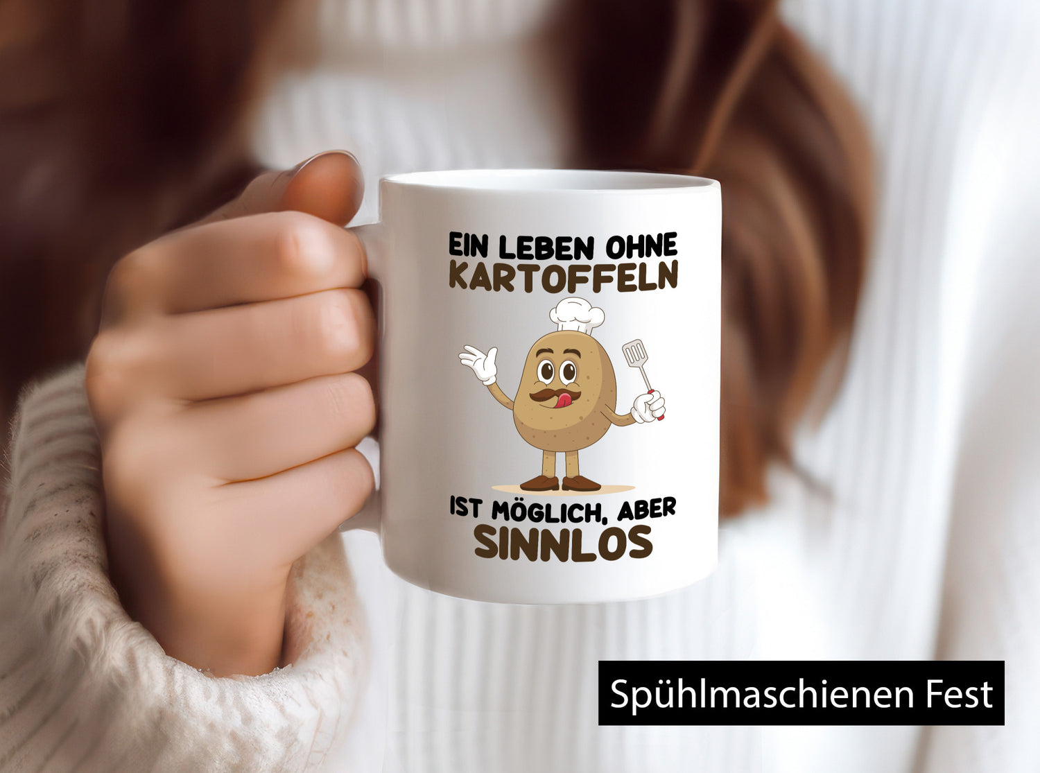 Ein leben ohne Kartoffeln möglich aber sinnlos | Humor Geschenkidee Tasse
