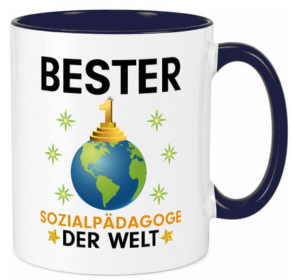 Welt Bester Sozialpädagoge | Pädagoge Geschenk Humor Geschenkidee lustiger Tasse