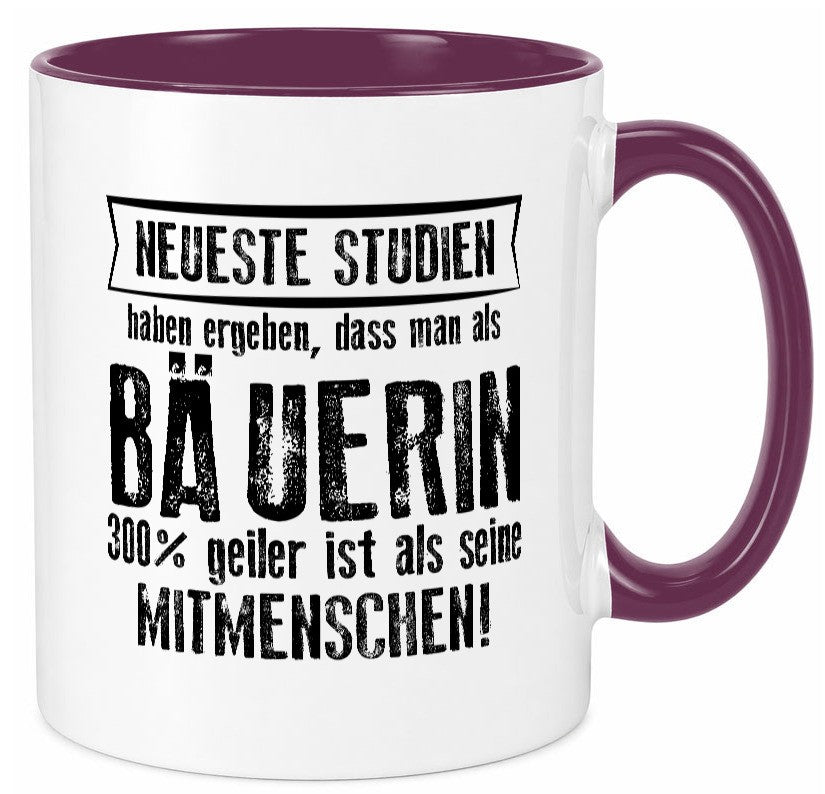 Neuste Studien: Bäuerin | Bauernhof Landwirtschaft Humor Geschenkidee Tasse