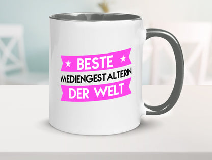 Beste Mediengestalterin | Medien lustiger Spruch Geschenk Humor Geschenkidee