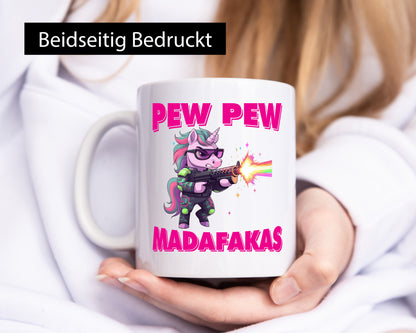 Pew Madafakas vl3 lustig Humor Geschenkidee Geschenk Tasse