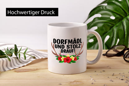Dorfmädel und stolz drauf | Dorfkind Dorf v2 Geschenkidee Humor Tasse