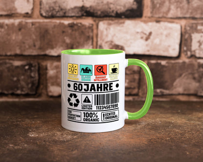 60. Geburtstag | 60 Jahre Humor Limited Edition Geschenkidee Tasse