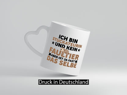 Ich bin kein Faultier: Stuckateurin | Innenausbau v2 Geschenk Tierliebhaber