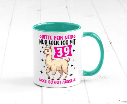 39. Geburtstag | 39 Jahre Lama gut aussehen Geschenk Geschenkidee lustiger