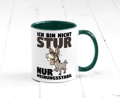 Sturer Esel | Sturkopf Tasse Dickkopf Spruch Humor lustiger Geschenk