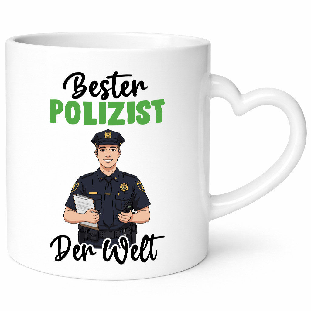 Bester Polizist | Polizei v2 Humor Geschenkidee Tasse