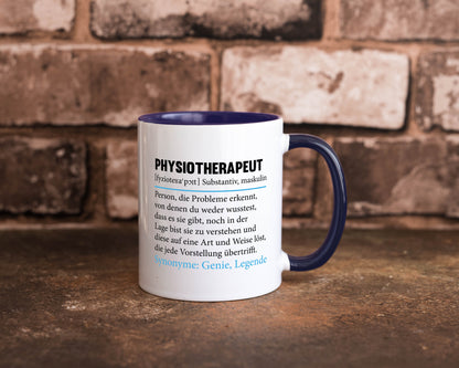 Physiotherapeut | Beruf Spruch Text lustig v2 Humor Arbeit Kollegen Büro