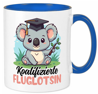 Koalifizierte Fluglotsin | Flughafen Flugverkehr lustiger Spruch Geschenk Humor