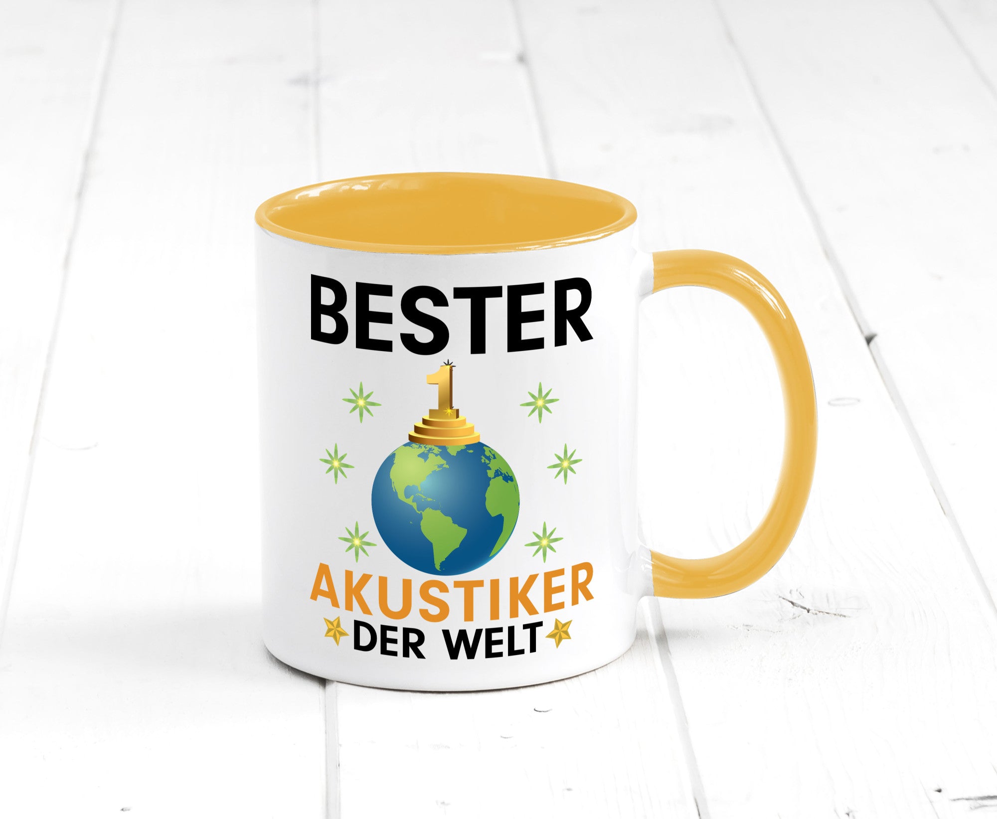 Welt Bester Akustiker | Akustik Hörgeräteakustik Geschenkidee Humor Tasse