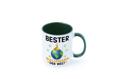 Welt Bester Wachmann | Wachpersonal Nachtwächter Humor Geschenkidee Tasse