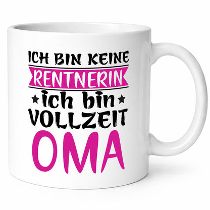 Ich bin eine Rentnerin | Vollzeit Oma Ruhestand Humor Familie Geschenkidee Tasse