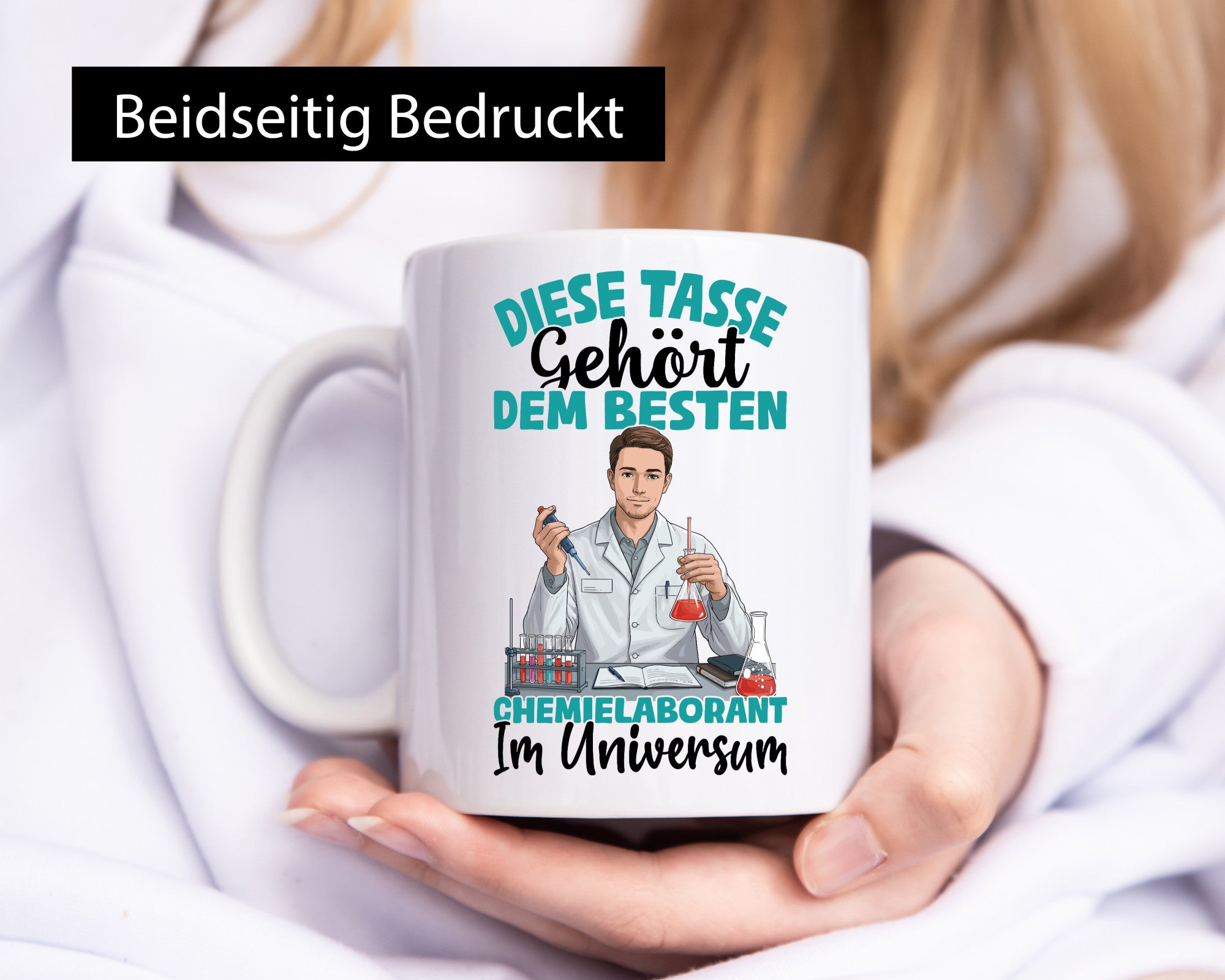 Im Universum: Chemielaborant | Laborant Chemie Humor Geschenkidee Tasse