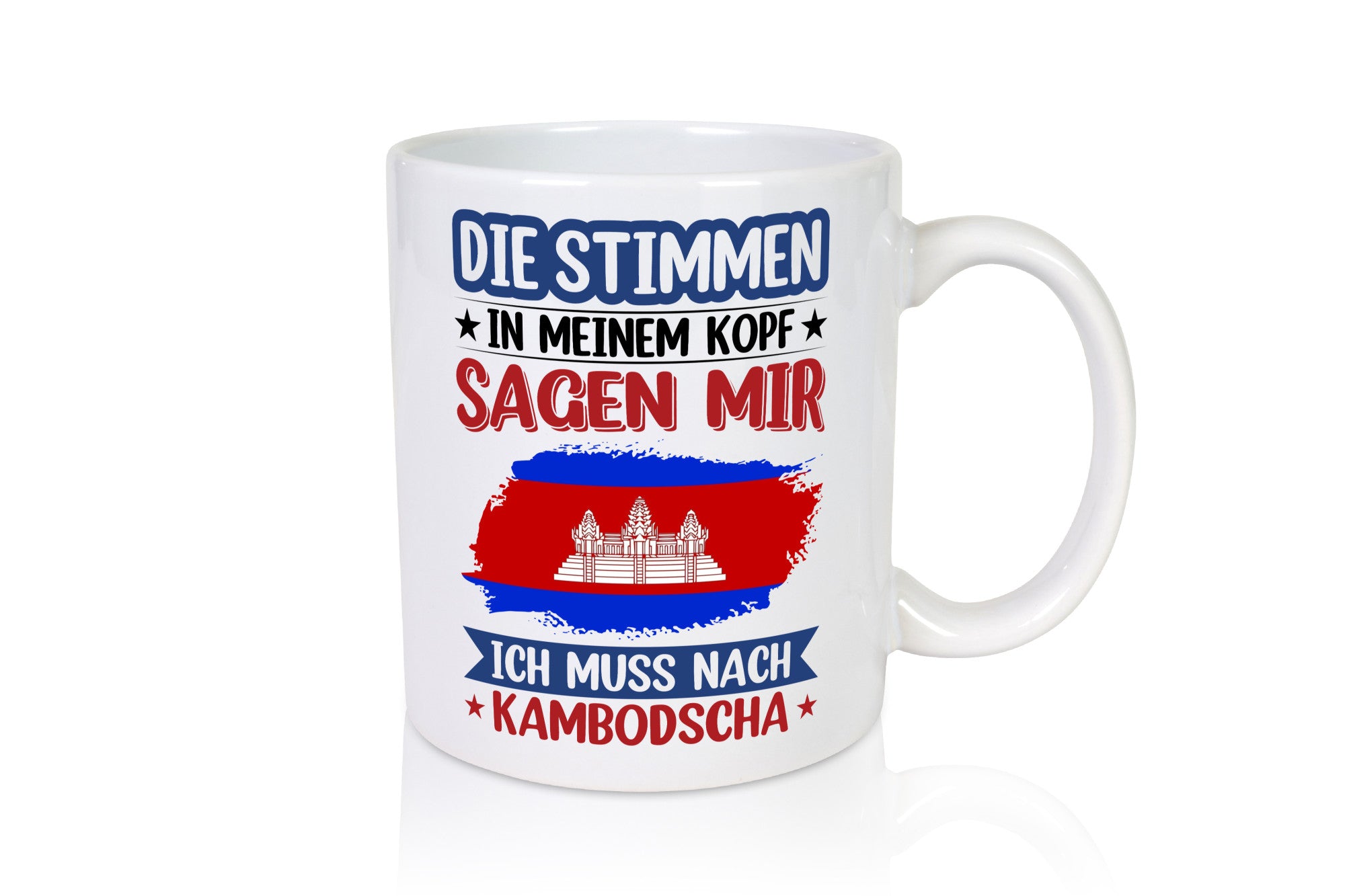 Kambodscha | Urlaub Stimmen in meinem Kopf Traumland lustiger Spruch Geschenk