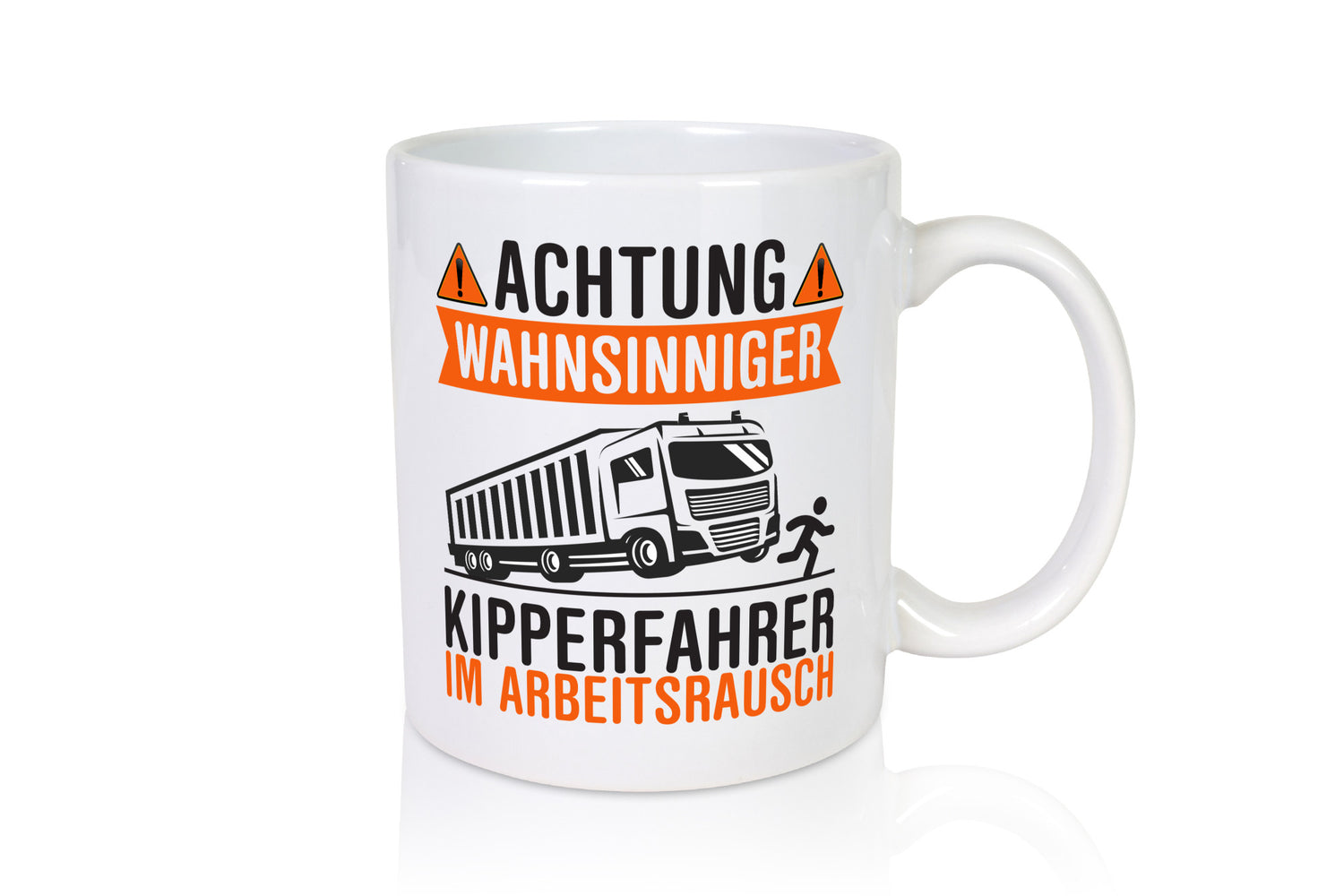 Achtung Wahnsinniger! | LKW Fahrer Arbeitsrausch Geschenk Arbeit Kollegen Büro