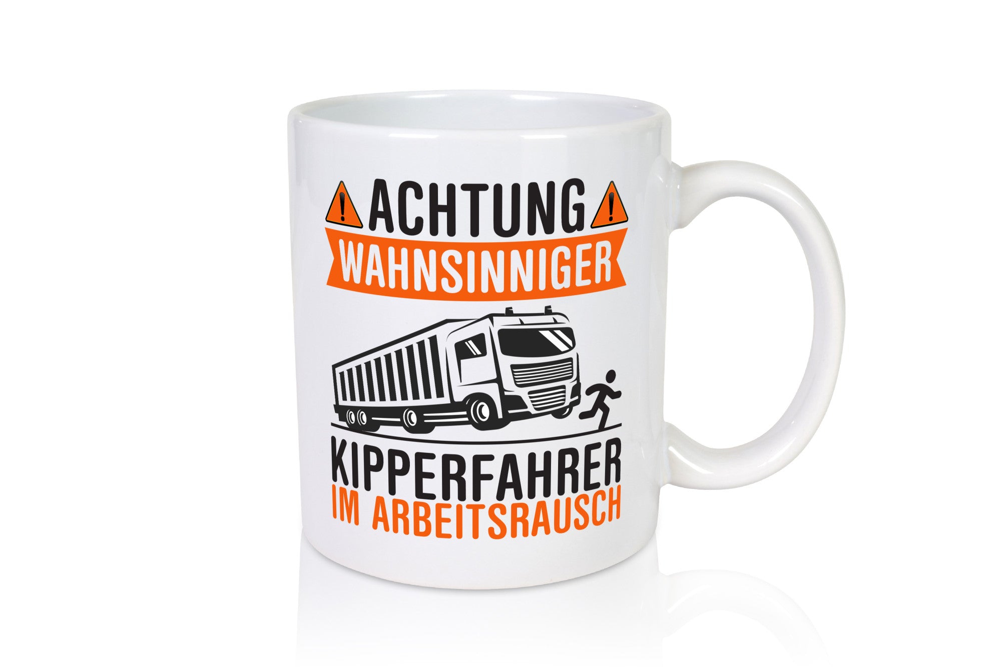 Achtung Wahnsinniger! | LKW Fahrer Arbeitsrausch Geschenk Arbeit Kollegen Büro