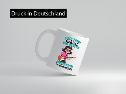 Im Universum: Musikerin | Musik Musikantin lustig Humor Geschenkidee Geschenk