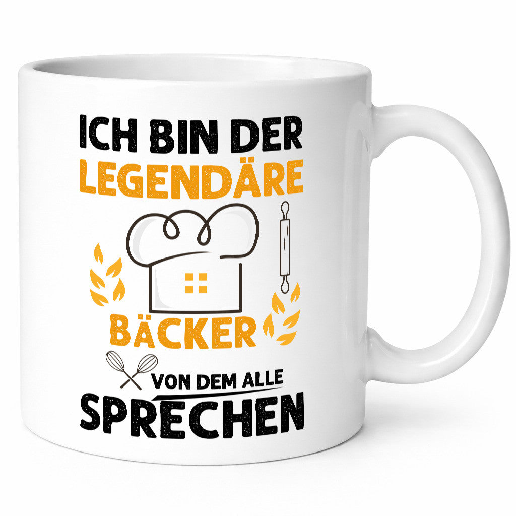 Legendäre Bäcker von dem alle Sprechen | Bäckerrei Geschenkidee Humor Tasse