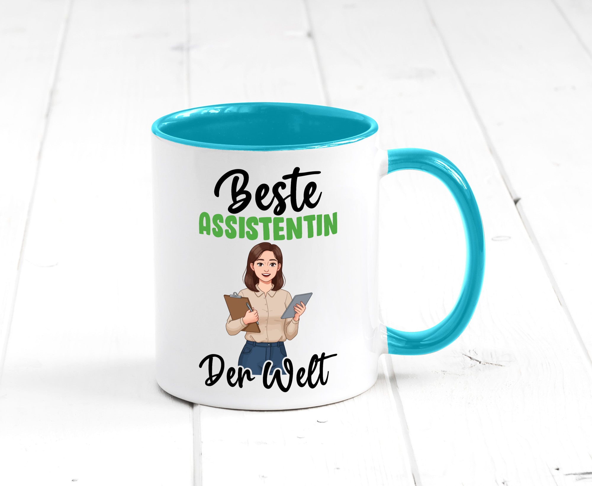 Beste Assistentin | Assistenz Hilfskraft v2 Geschenkidee Humor Tasse