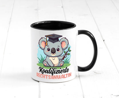 Koalifizierte Rechtsanwältin | Jurstin Anwältin lustiger Spruch Geschenk Humor Tasse
