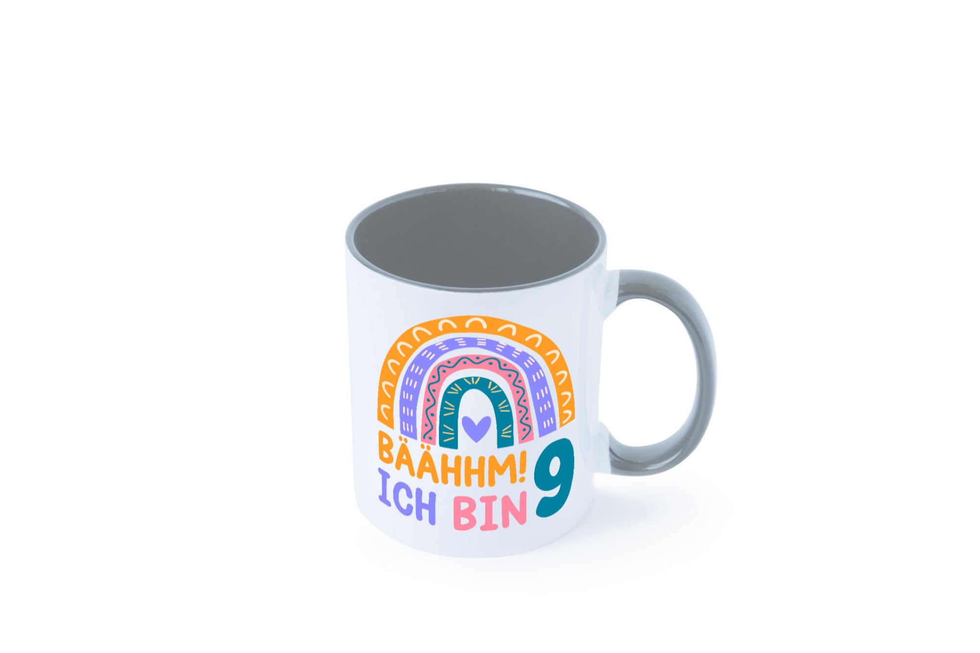 9. Geburtstag | 9 Jahre Regenbogen Bääm Mädchen Geschenk Geschenkidee lustiger