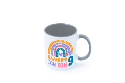 9. Geburtstag | 9 Jahre Regenbogen Bääm Mädchen Geschenk Geschenkidee lustiger