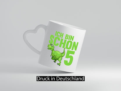 5. Geburtstag | 5 Jahre Dino Dinosaurier lustiger Spruch Geschenk Geschenkidee