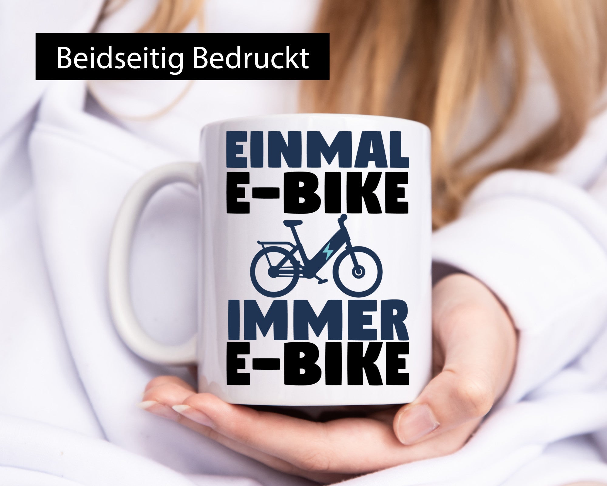 E-Bike Fahrer | Radfahrer Tasse Fahrrad Elektrorad lustiger Spruch Geschenk