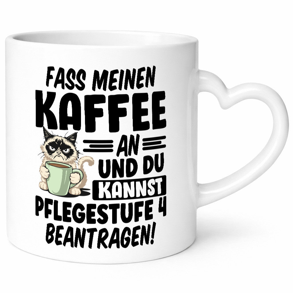 Fass meinen Kaffee an | Pflegestufe 4 Krankenschwester v5 Humor Geschenkidee