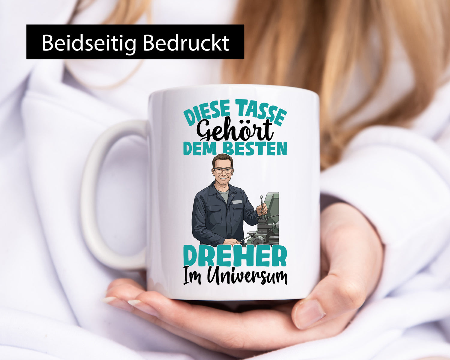 Im Universum: Dreher | Fräser lustig Humor Geschenkidee Geschenk Tasse