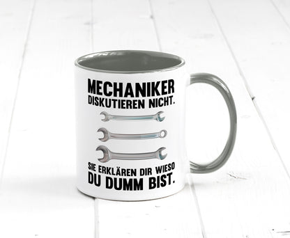 Mechaniker Diskutieren nicht sie erklären nur wieso Geschenkidee Tierliebhaber
