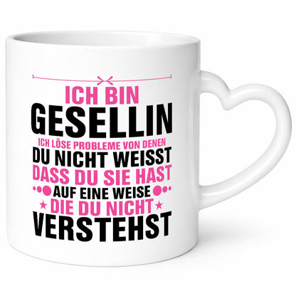 Löse Probleme: Gesellin | Handwerkerinnen v2 lustig Humor Geschenkidee Geschenk