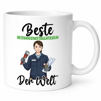Beste Heizungsinstallateurin | Heizung v2 lustiger Spruch Geschenk Humor