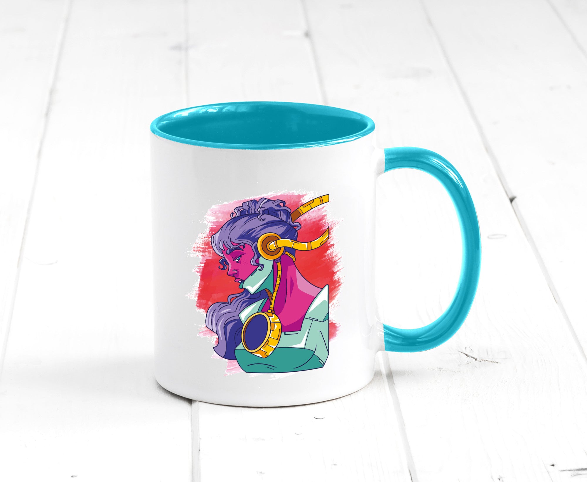 Zeichnung | Kunst Tasse Frauen Motiv cooles Design Humor Geschenkidee