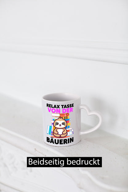 Relax Tasse: Bäuerin | Bauernhof Landwirtschaft Geschenk Humor Geschenkidee