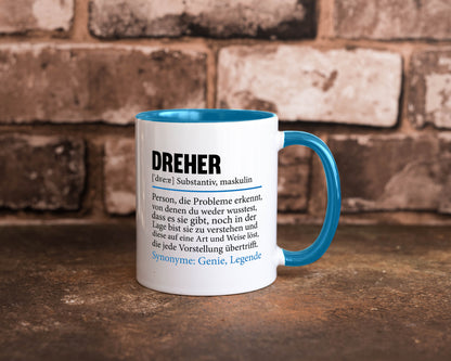 Dreher Humor | Fräser Zerspannungsmechaniker Geschenkidee Tasse