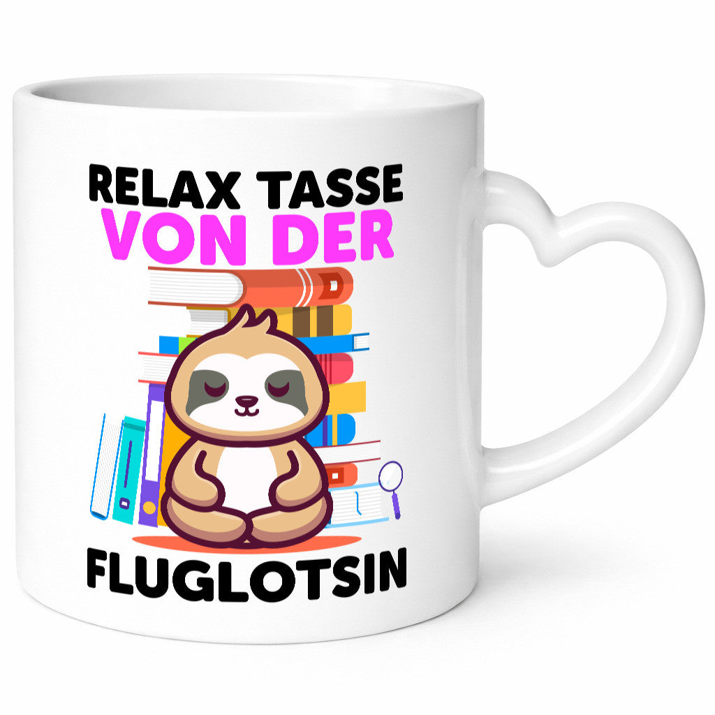 Relax Tasse: Fluglotsin | Flughafen Flugverkehr Geschenk Humor Geschenkidee