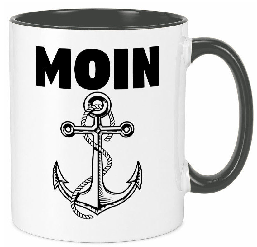 Moin Anker | Norddeutschland Tasse Norddeutscher Humor Geschenkidee