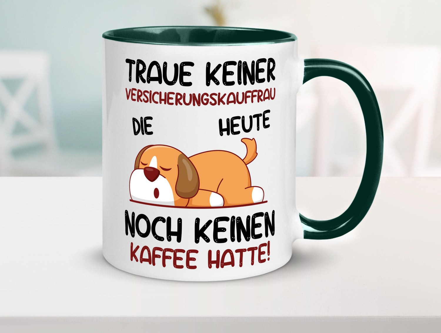 Traue keiner Versicherungskauffrau | Kauffrau Geschenk Humor Geschenkidee